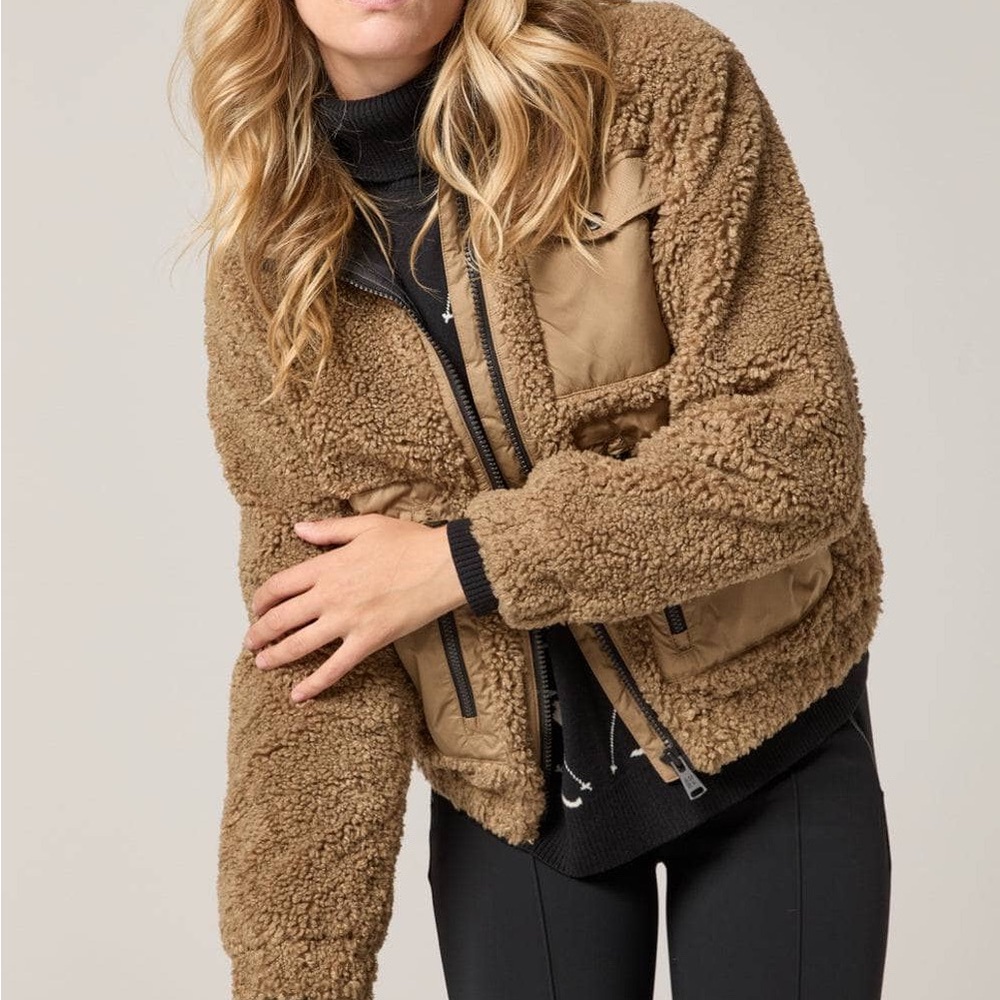 Alp N Rock Noelle II Shearling Jacket Dark Khaki